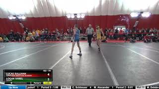 16U 94 Logan Harel CADOTT Vs Lucas Sullivan Sarbacker Wrestling Academy [upl. by Hoyt]