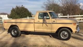 1977 Ford F350 Ranger 3k Original Miles [upl. by Tomaso]