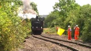 Chiltern 100 Steam Special at Thame Junction en route to Chinnorwmv [upl. by Rheta]