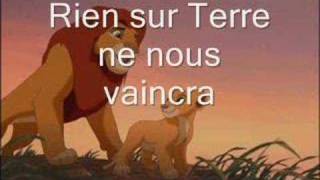 Roi lion 2 quotNous sommes unquot Lyrics on screen [upl. by Anbul676]