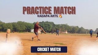 Practice Match  Thunder ⚡ Gales  Kadapa 🔥 Arts College [upl. by Pillihp]