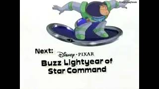 Toon Disney Up Next bumper Buzz Lightyear of Star Command to The Proud Family 200405 [upl. by Aicek325]