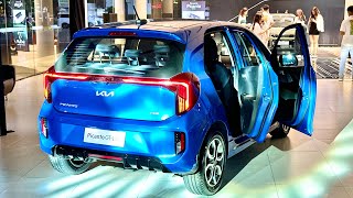 All New Kia Picanto GT line 2024 10L Turbo Blue Color Review [upl. by Staten]