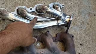 INSTALLING SHORTY HEADERS ON A 2015 GMC SIERRA Z71 [upl. by Uird]