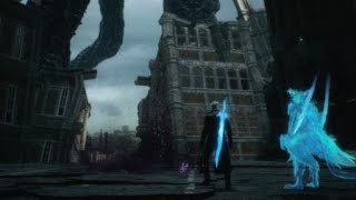 Devil May Cry 5 Vergil Vs Cavaliere Angelo Boss Fight [upl. by Nirihs]