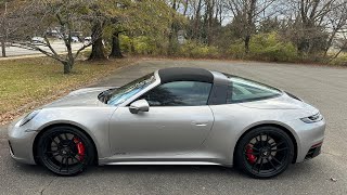 2024 Porsche 911 Targa 4GTS exterior and interior walk through mistertarga [upl. by Nwahsem]