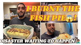 I ALMOST BURNT THE FISH PIE😱  A WARM AND DELCIIOUS FISH PIE RECIPE 🐟🥧 [upl. by Alice]