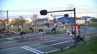 Spoorwegovergang KruiningenYerseke  Dutch railroad crossing [upl. by Dasa68]