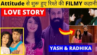 KGF Actor Yash amp Radhika Pandit Love Story  South Indian Actor Yash [upl. by Sellig]