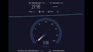 kinetic by windstream 1 Gig Internet speed test [upl. by Handy]