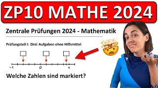 🚀🚀🚀 ZP 10 MATHE 2024  HILFSMITTELFREIER Prüfungsteil  ZAP Terme Winkel Zahlenstrahl [upl. by Cyler]