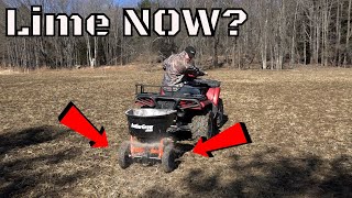 When To Lime DEER Food Plots IS THERE A BEST TIME [upl. by Noxin]