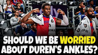 How Concerned Should Detroit Pistons Fans Be About Jalen Durens Ankles [upl. by Eric]