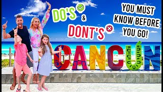 Cancun Mexico 23 Dos amp Donts to Know Before You Go Safety Tips amp Family Travel Guide [upl. by Helsie911]