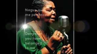 Cesaria Evora  Negue w lyrics amp translation [upl. by Leinaj]