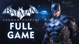 Batman Arkham Origins  Full Game Walkthrough in 4K 60fps I Am The Night [upl. by Norihs]