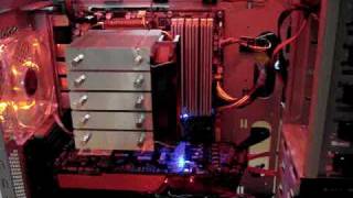 1st PC build CoolerMaster HAF 932 Asus P6T deluxe V2 Corsair RAM Core i7 920 [upl. by Witty274]