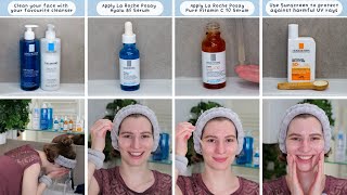 How to use La Roche Posay Hyalu B5 and Pure Vitamin C 10 Serum [upl. by Oremar]