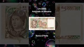 Lire 5000 🇮🇹Banconota Antonello da Messina Banca DItalia monete rare collection euro lire doc [upl. by Hsilgne]