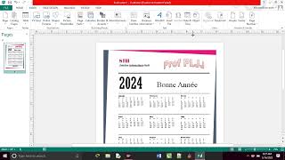 Calendrier en Publisher [upl. by Eiboh491]