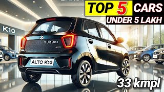 Top 5 Cars Under 5 Lakh [upl. by Nosille]