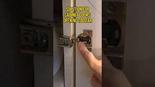 Cabinet doors opening too far diy shorts kitchen [upl. by Rumney125]