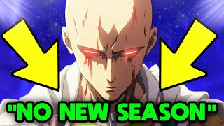 TERRIBLE News for One Punch Man Season 3 From Creator [upl. by Arrac526]