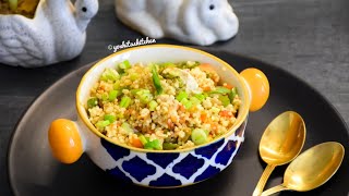 Foxtail Millet Fried Rice  Gluten free Vegan Tiffin Recipe  Positive Millets yoshitaskitchen [upl. by Fahy160]