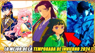 Los Mejores Animes De La Temporada INVIERNO 2024 Aparte de Kusuriya No Hitorigoto [upl. by Aramoix]