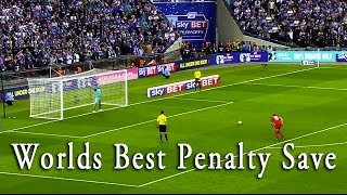 The Worlds Best Goalkeeper Penalty Save  Wait for it [upl. by Lemaceon380]