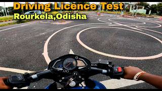 Odisha RTO Two Wheeler Driving Test  DL driving test odisha Driving licence test DL test Rourkela [upl. by Babby]