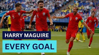 Every Harry Maguire Goal [upl. by Ahtiek429]