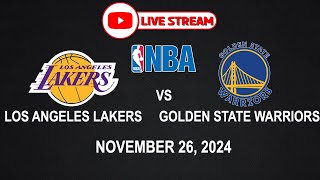 NBA LIVE LAKERS vs WARRIORS  NBA REGULAR SEASON  November 26 2024  NBA2K24 Simulation Only [upl. by Havard625]