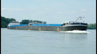 148 Shipspotting Binnenschiffe auf dem Rhein  GMS Century am Eicher See [upl. by Nesmat]