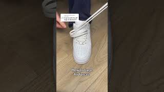 How to Lace Nike Air Force 1 🤩⚡️👟 shorts tutorial airforce1 sneakers shoe [upl. by Neetsirhc919]