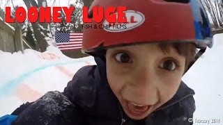 Looney Luge backyard luge  Original [upl. by Steffi231]