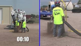 VACMASTERS Air Vacuum Excavation Demonstration and Facility Tour [upl. by Aamsa893]