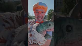 Blippi Walks Like A Dinosaur  Cars Trucks amp Vehicles Cartoon  Moonbug Kids [upl. by Silvie]