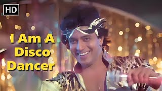 I Am A Disco Dancer  Mithun Chakraborty Dance  Bappi Lahiri Superhit Song  Disco Dancer 1982 [upl. by Lednyk]