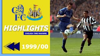 Newcastle 12 Chelsea Highlights  FA Cup Semi Final 19992000 [upl. by Enalahs]