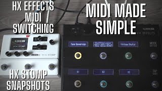 HX Effects is Switching Snapshots and Presets on my HX Stomp [upl. by Imtiaz]