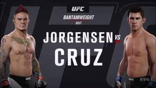 EA Sports UFC 2  Scott Jorgensen vs Dominick Cruz  Gameplay HD 1080p60FPS [upl. by Aizti112]