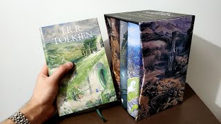 The Hobbit amp The Lord of the Rings Illustrated by Alan Lee Hardcover Boxset [upl. by Wales]