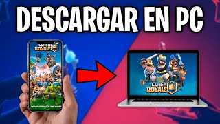 CÓMO DESCARGAR CLASH ROYALE PARA PC 2024✅  TUTORIAL [upl. by Aliel]