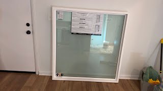 How to disposal a huge glass window 👊 [upl. by Aicel120]