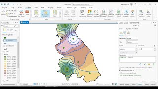 MAPA DE ISOTERMAS EN ARCGIS PRO [upl. by Judd665]