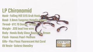 LP Chironomid Fly Tying Tutorial Stillwater pattern for BIG TROUT [upl. by Ahar467]