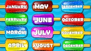 Months Of The Year Songs For Kids And children Preschool Videos For Baby [upl. by Anne-Marie]