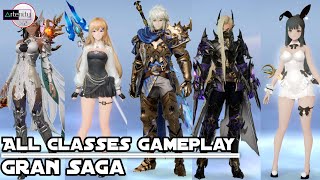 Gran Saga All Classes Gameplay MMORPG Mobile on AndroidiOS [upl. by Wystand889]