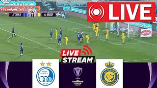 🔴LIVE Esteghlal FC vs AlNassr  AFC Champions League Elite 202425  Match Live Today [upl. by Arriat]